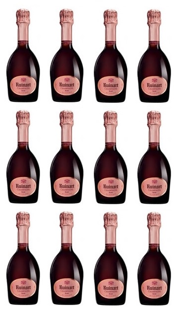 Ruinart Rose NV 12 X 37.5cl (Half Bottles) - CASE DEAL