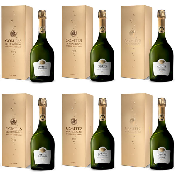 Taittinger Comtes de Champagne Blanc de Blancs  Mixed Case (6 x75cl)