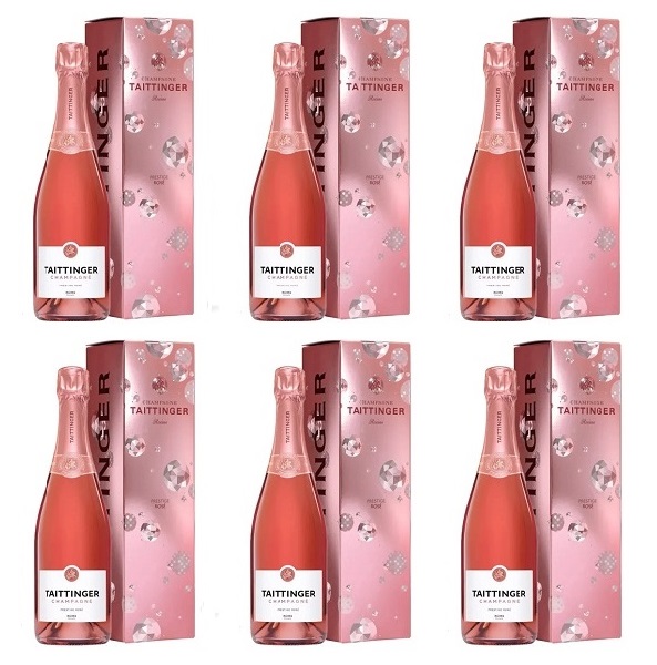 Taittinger Prestige Rose NV 6 X 75cl - CASE DEAL