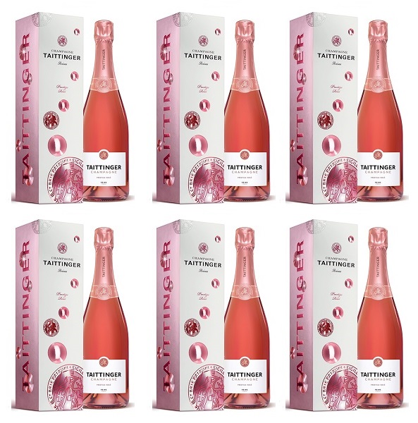 Taittinger Prestige Rose 6 X 75cl - CASE DEAL