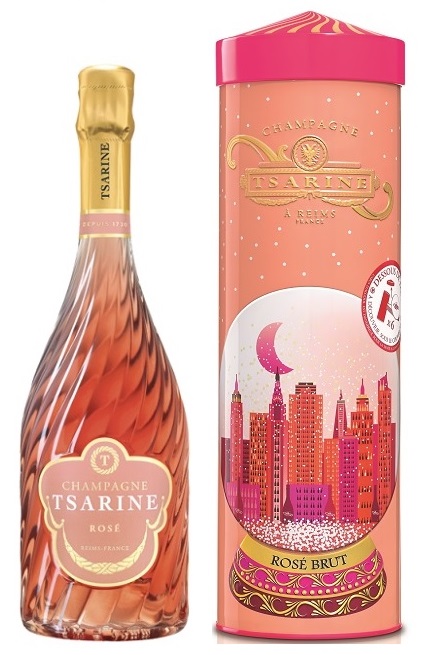 Tsarine Cuvee Rose NV 75cl in City Tour Tin