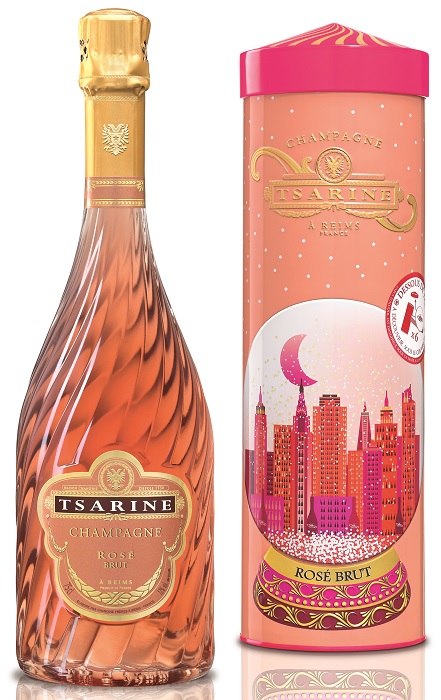 Tsarine Cuvee Rose NV 75cl in City Tour Tin