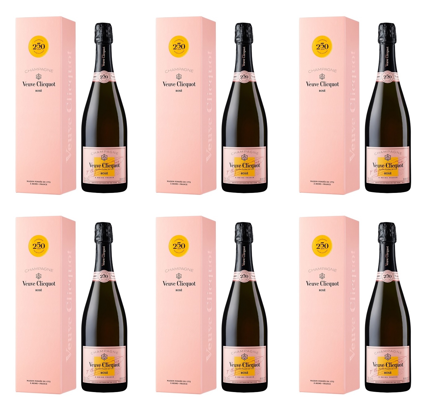 Veuve Clicquot Rose NV 6 X 75cl - CASE DEAL