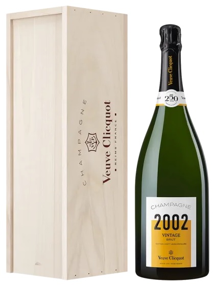 Veuve Clicquot Vintage 2002 Magnum (1.5 ltr) in Wood Box